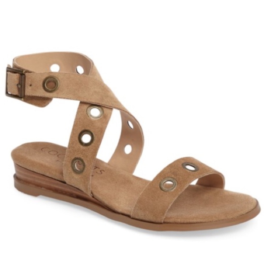 💕COCONUTS by MATISSE💕 Belize Suede Wedge Sandals - Picture 4 of 7